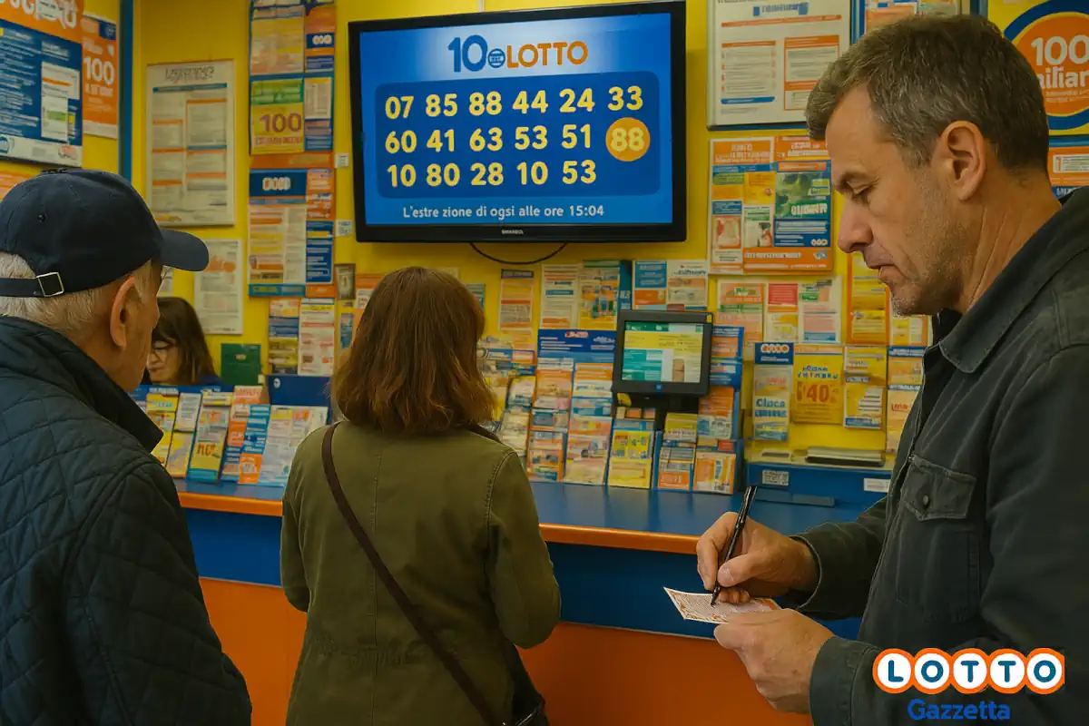 Estrazioni del 10eLotto del 10/07/2025