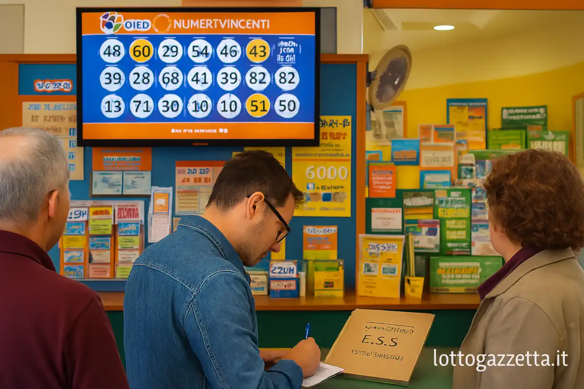 Estrazioni del 10eLotto del 11/07/2025