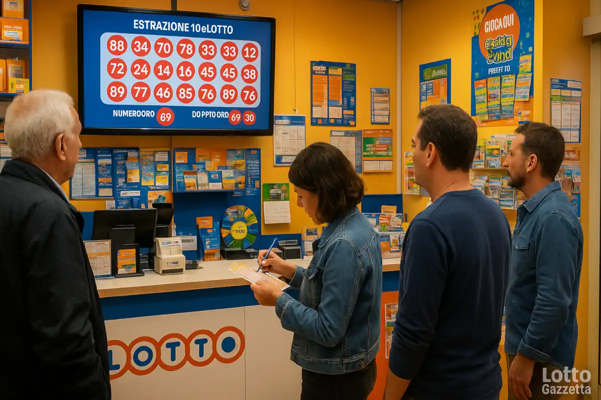 Estrazioni del 10eLotto del 12/07/2025