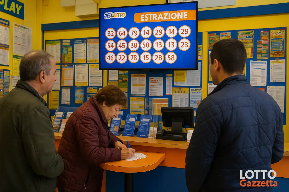 Estrazioni del 10eLotto del 15/07/2025