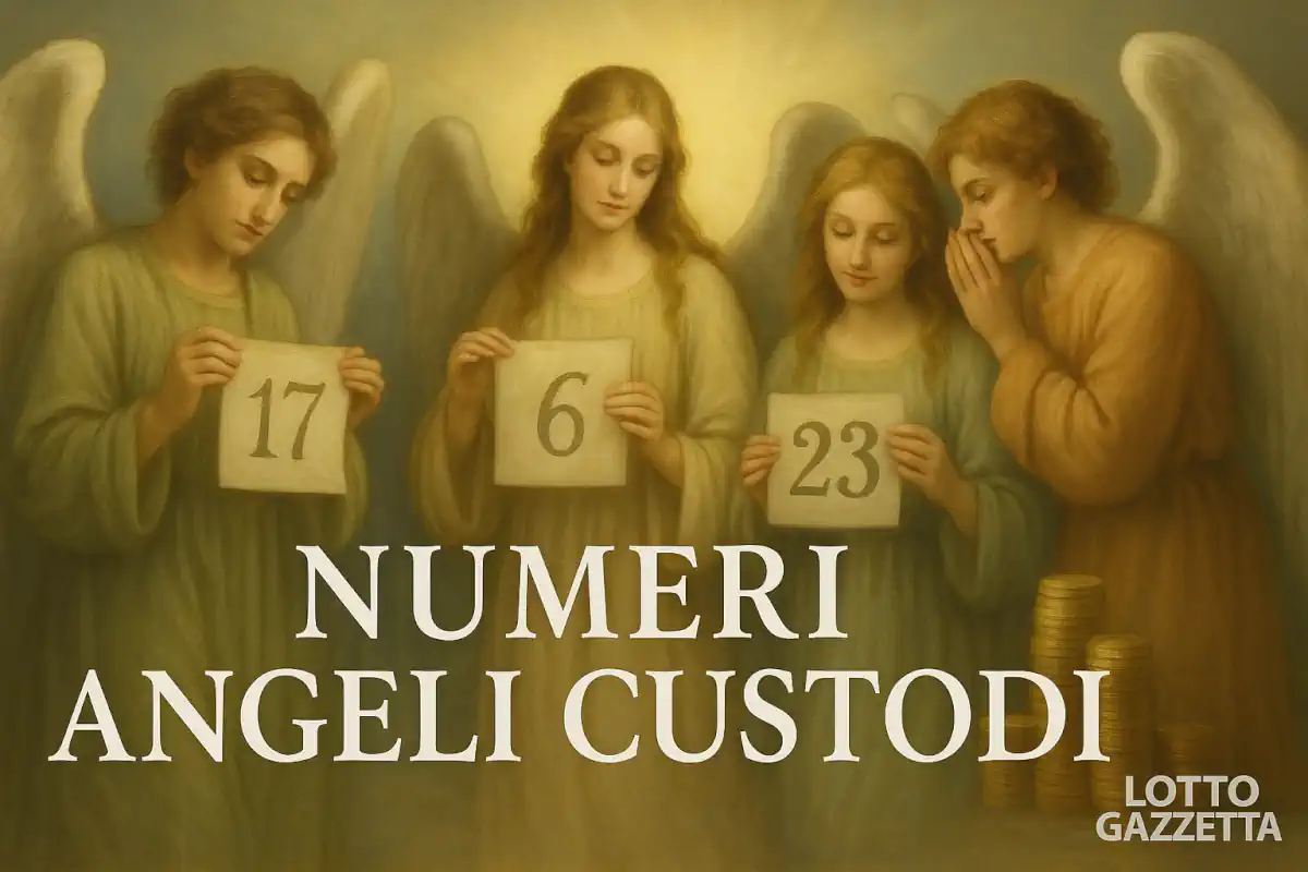 NUMERI DEGLI ANGELI CUSTODI del 08/07/2025