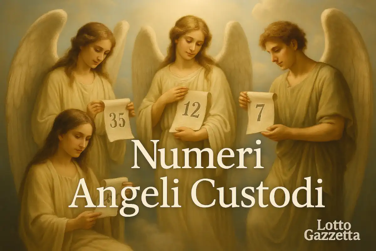 NUMERI DEGLI ANGELI CUSTODI del 08/07/2025 1 NUMERI DEGLI ANGELI CUSTODI del 08/07/2025