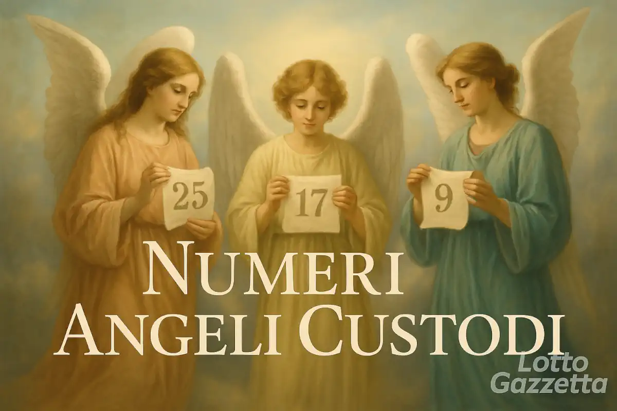 NUMERI DEGLI ANGELI CUSTODI del 11/07/2025