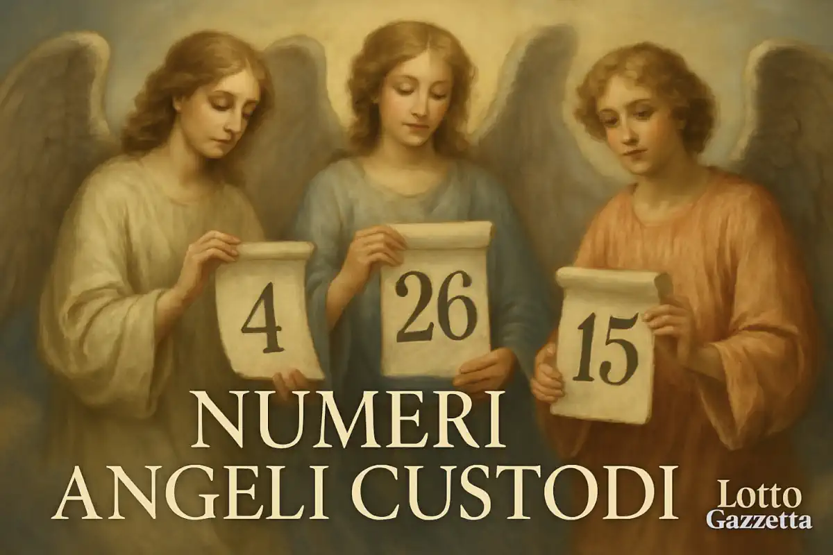 NUMERI DEGLI ANGELI CUSTODI del 19/07/2025