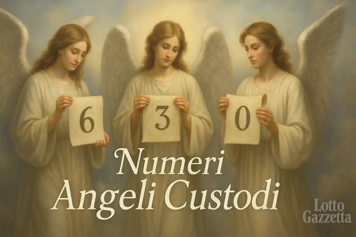 NUMERI DEGLI ANGELI CUSTODI del 26/07/2025