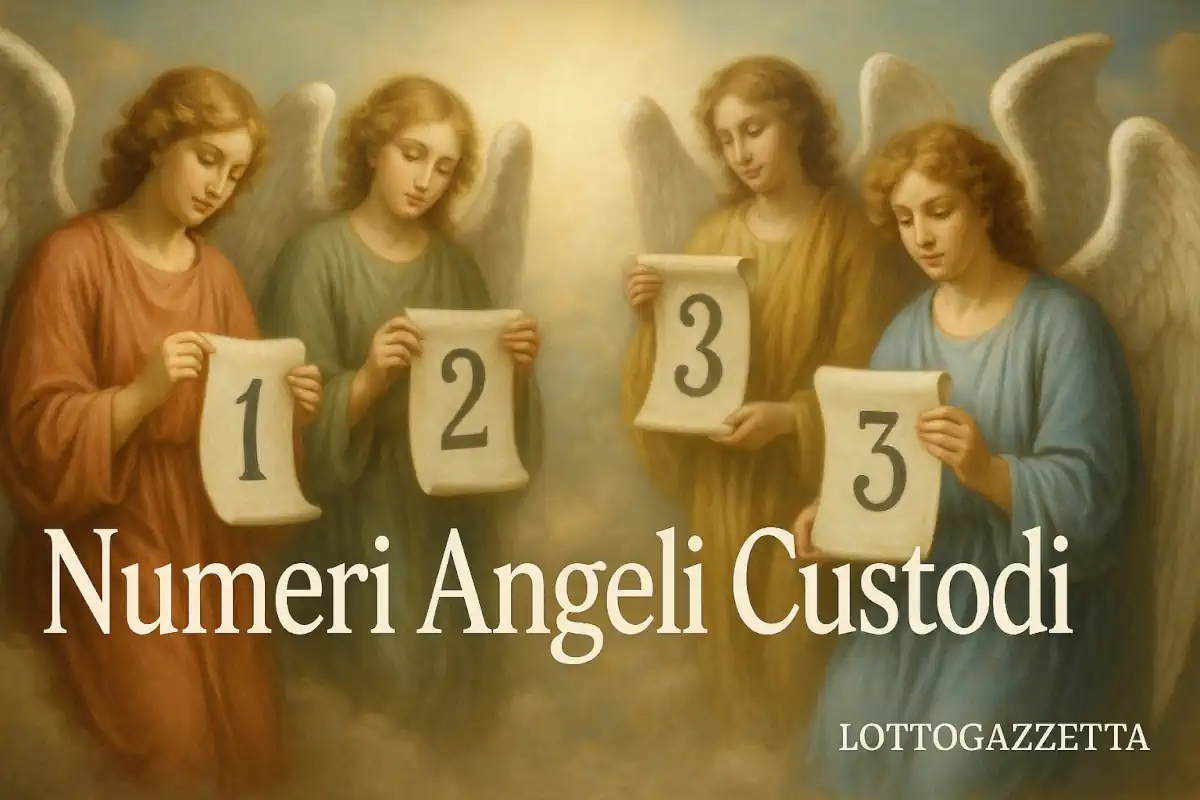 NUMERI DEGLI ANGELI CUSTODI del 29/07/2025