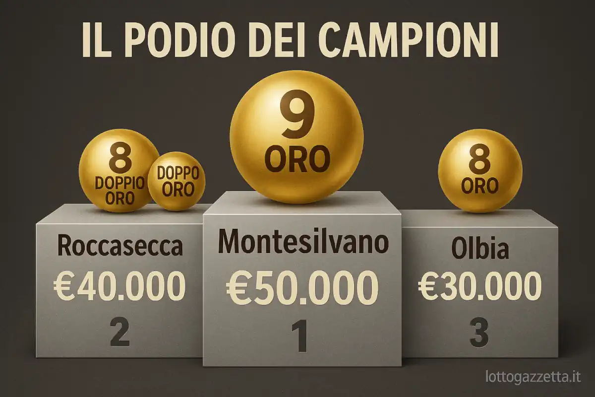 Vincite 10eLotto: Piemonte Incredibile, Poker da 61mila Euro