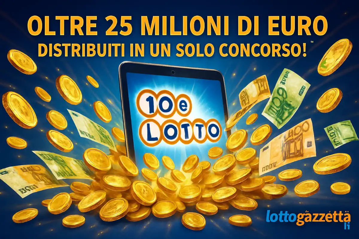 10eLotto, Colpo Epico da 250.000€: la Lombardia Sbanca Tutto