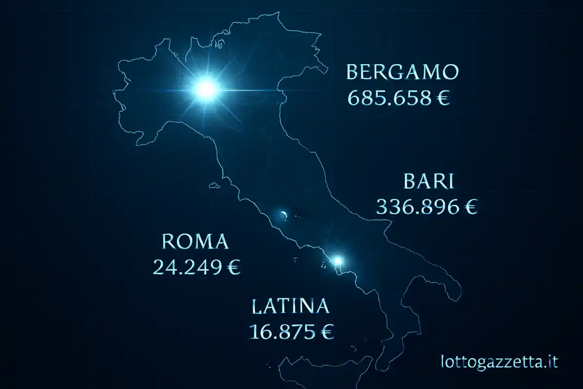 10eLotto, Colpo Epico da 250.000€: la Lombardia Sbanca Tutto 9 10eLotto, Colpo Epico da 250.000€: la Lombardia Sbanca Tutto