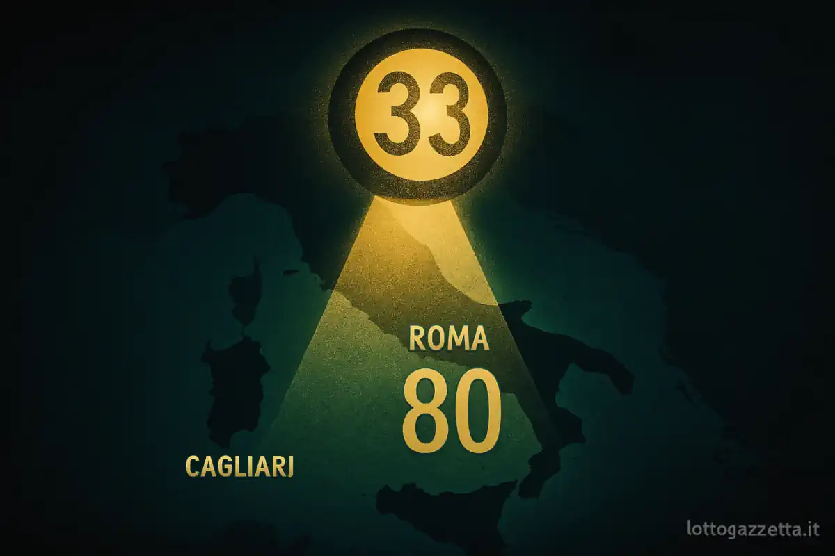 Metodo Lotto Valido al 100%: la Spia 33 Rivela l'Ambata 80