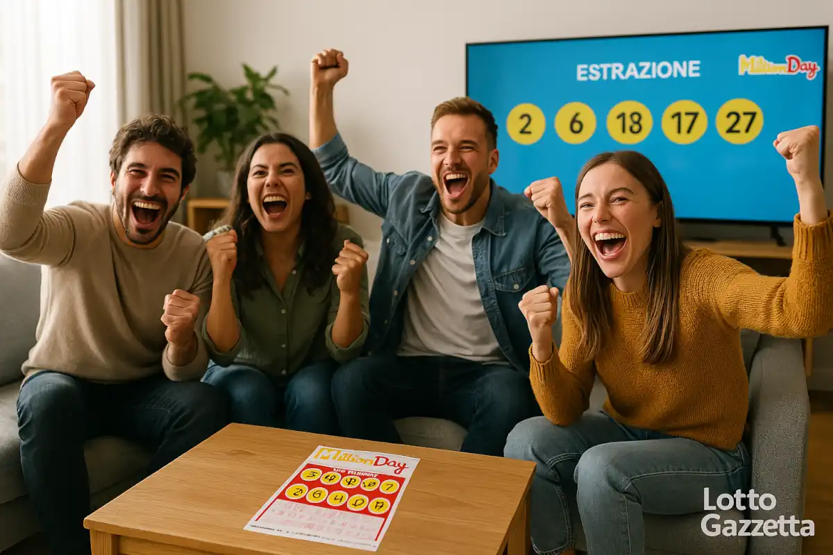 MillionDay e MillionDayExtra di 04/07/2025