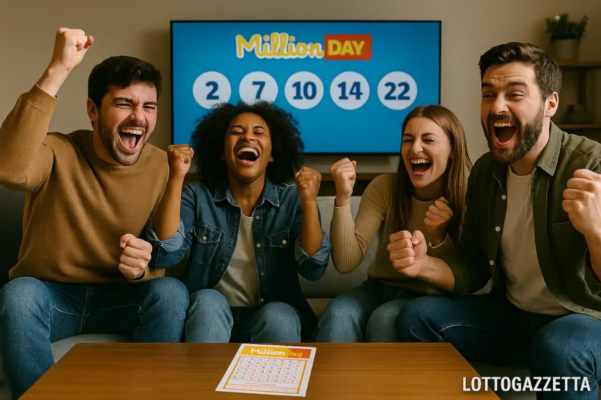 MillionDay e MillionDayExtra di 08/07/2025