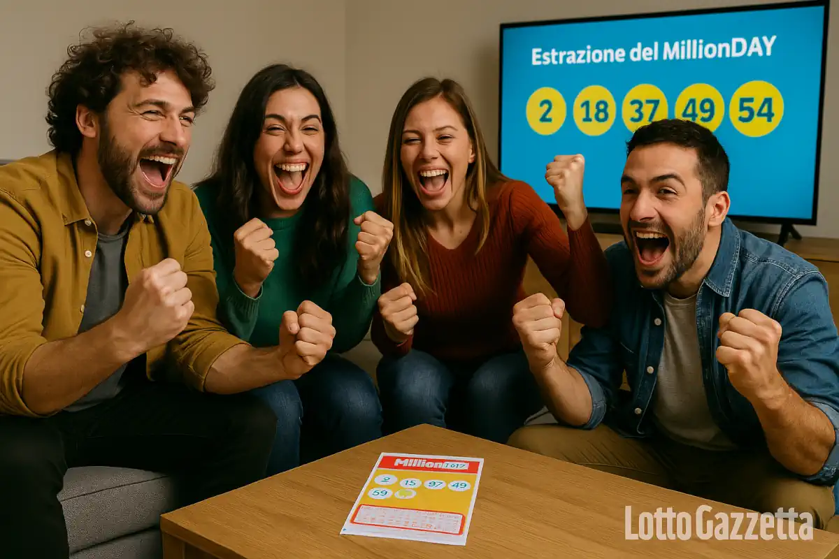 MillionDay e MillionDayExtra di 18/07/2025