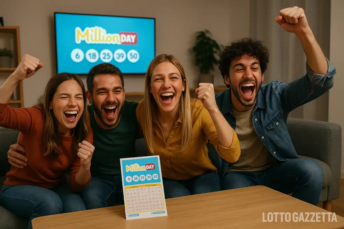 MillionDay e MillionDayExtra di 22/07/2025