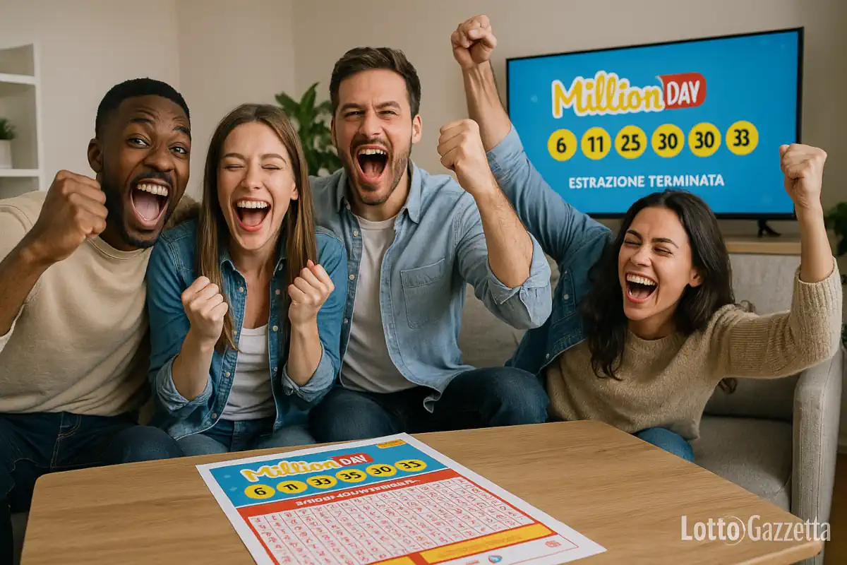 MillionDay e MillionDayExtra di 25/07/2025