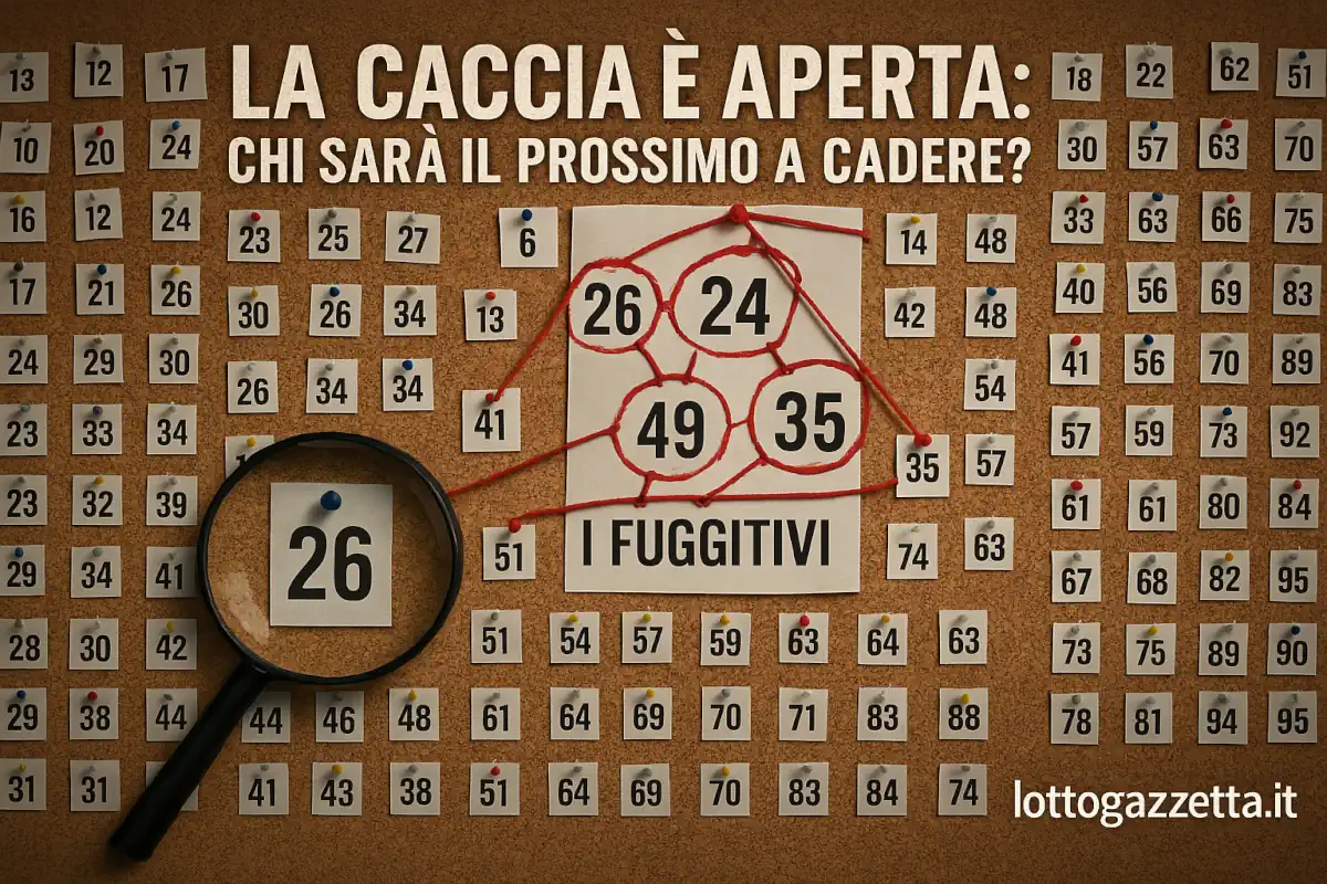 Numeri Ritardatari Lotto: 5 Fuggitivi Dopo l'11 Luglio! 8 Numeri Ritardatari Lotto: 5 Fuggitivi Dopo l'11 Luglio!