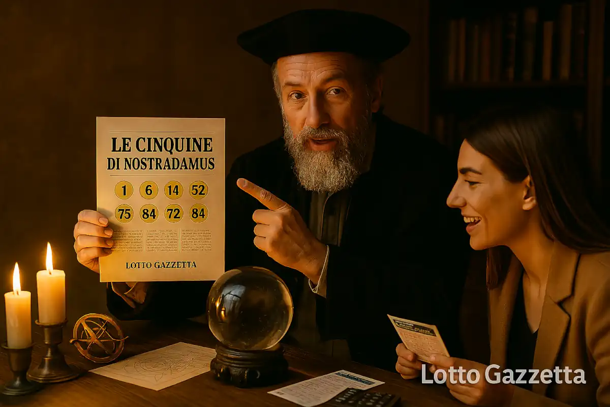 Le cinquine di NOSTRADAMUS del 04/07/2025
