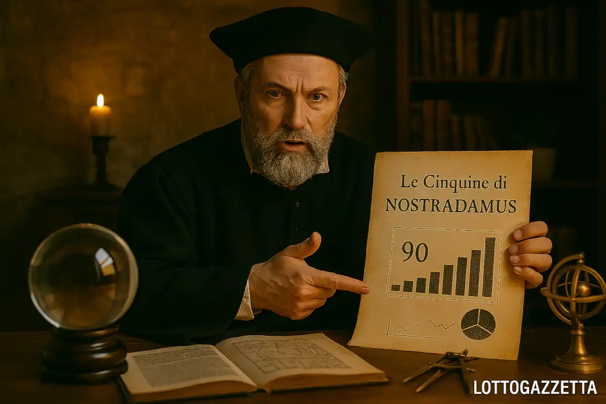 Le cinquine di NOSTRADAMUS del 10/07/2025