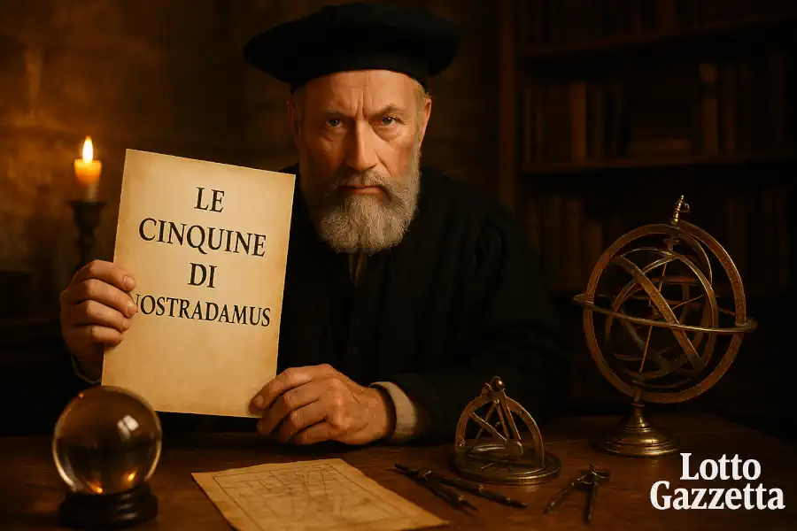 Le cinquine di NOSTRADAMUS del 31/07/2025