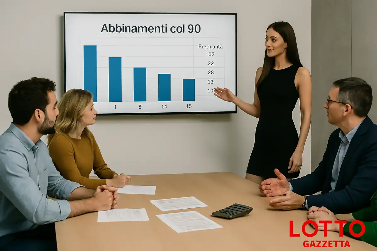 Gli abbinamenti con il 90 del 08/07/2025