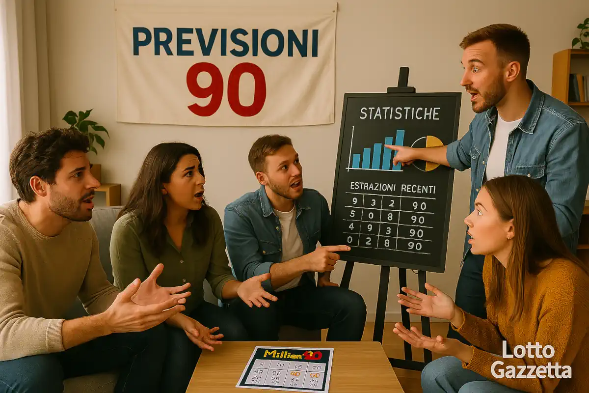 Previsioni Lotto con il 90 del 05/07/2025