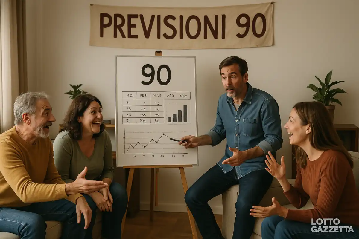 Previsioni Lotto con il 90 del 15/07/2025