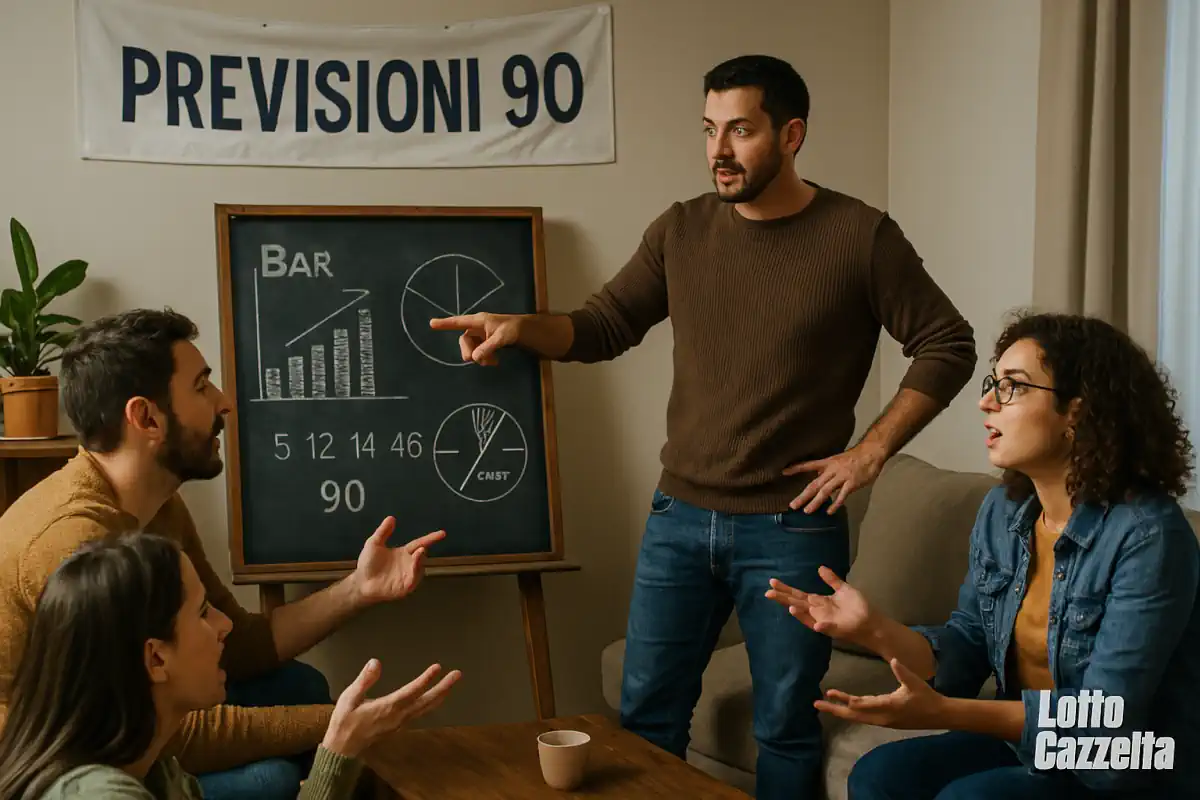 Previsioni Lotto con il 90 del 24/07/2025