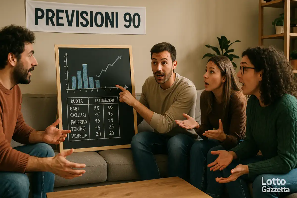 Previsioni Lotto con il 90 del 29/07/2025