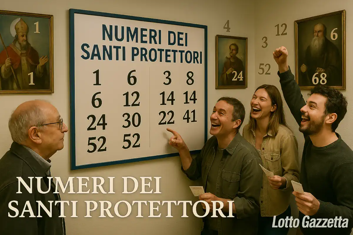 Numeri del Santo Protettore del 05/07/2025