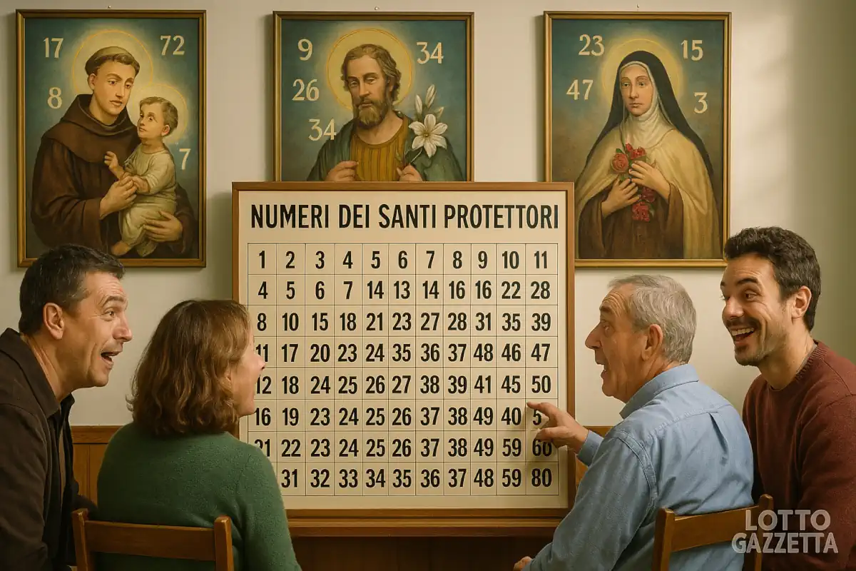 Numeri del Santo Protettore del 17/07/2025