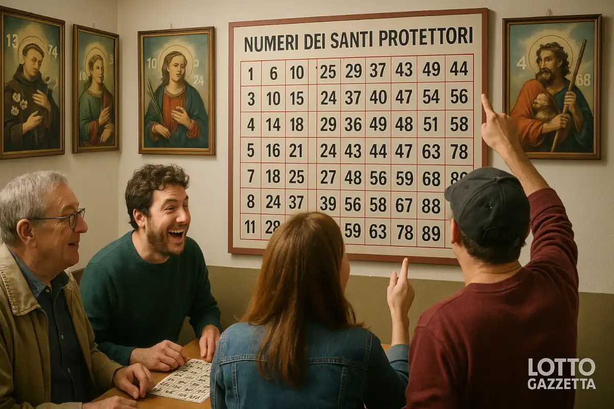 Numeri del Santo Protettore del 24/07/2025