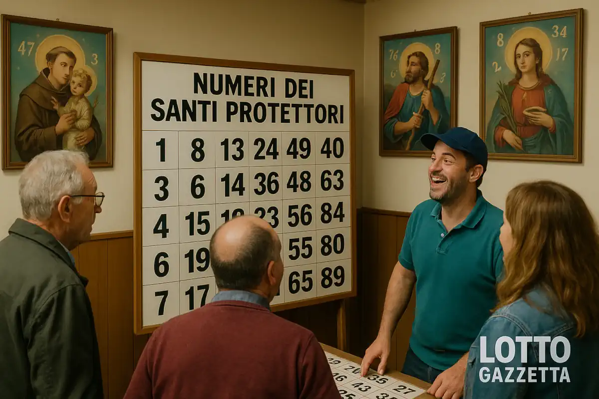 Numeri del Santo Protettore del 26/07/2025