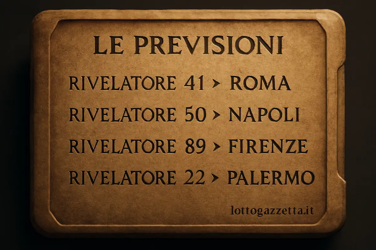 Numeri Rivelatori Lotto: La Teoria Segreta per Ambata e Ambo 7 Numeri Rivelatori Lotto: La Teoria Segreta per Ambata e Ambo