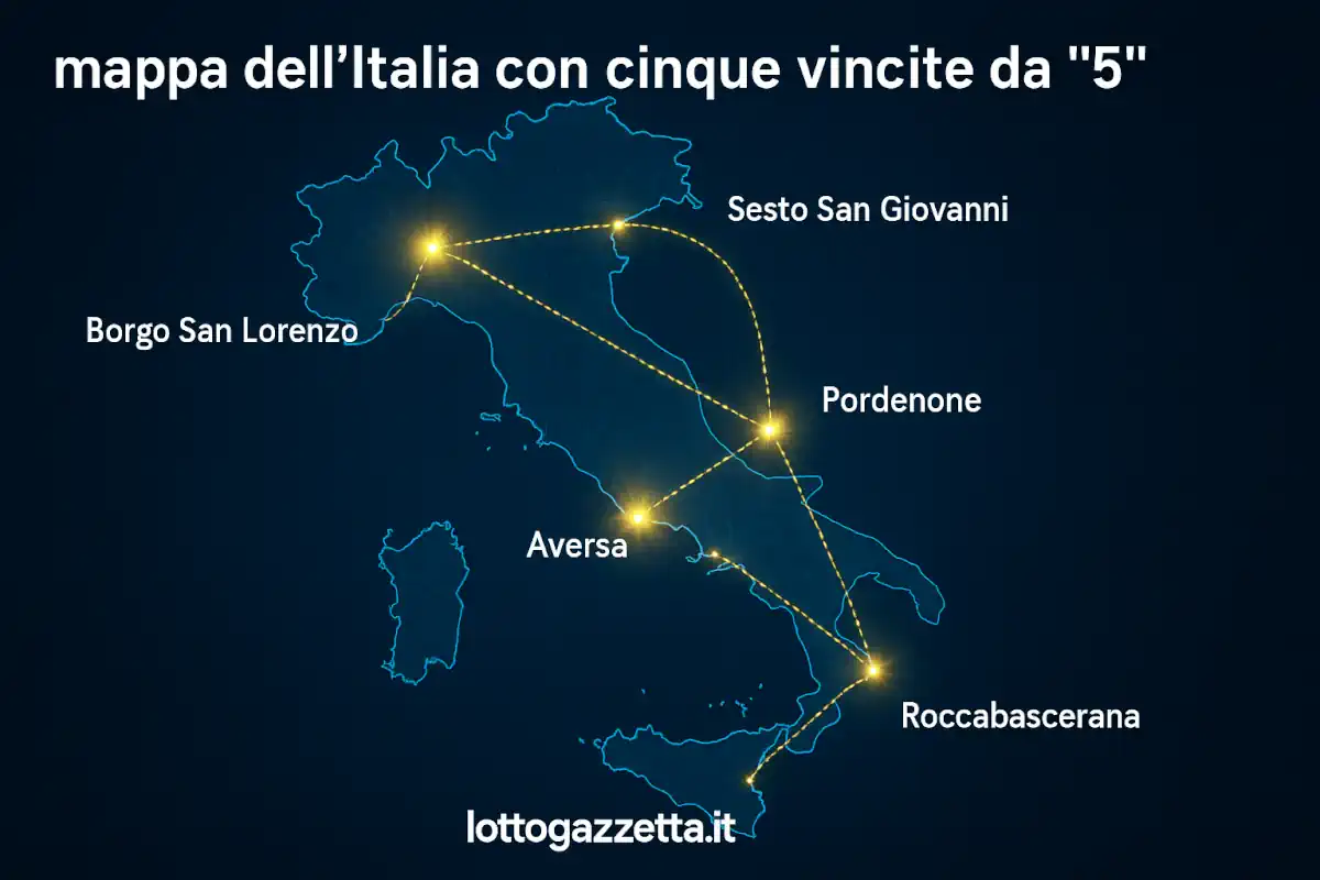 SuperEnalotto, Jackpot Inarrestabile: 1 Tesoro da 29 Milioni 7 SuperEnalotto, Jackpot Inarrestabile: 1 Tesoro da 29 Milioni