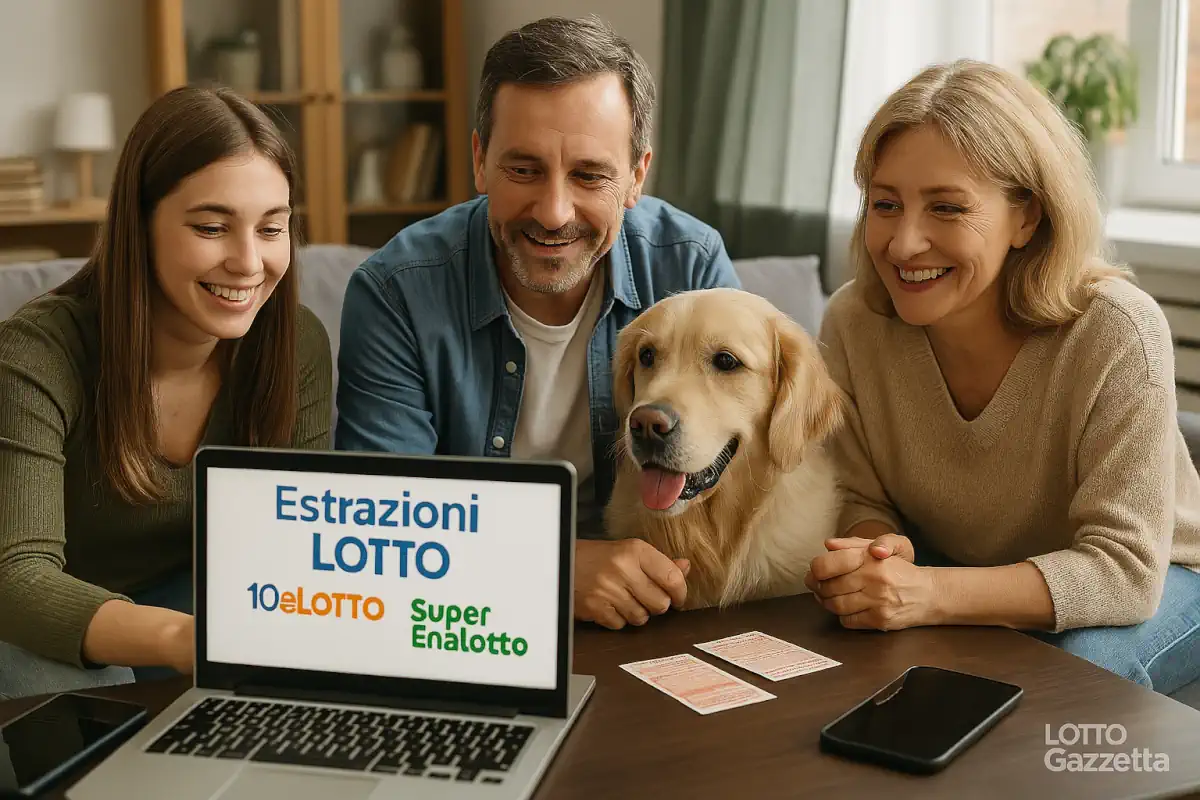 Lotto 10eLotto Superenalotto di 10/07/2025