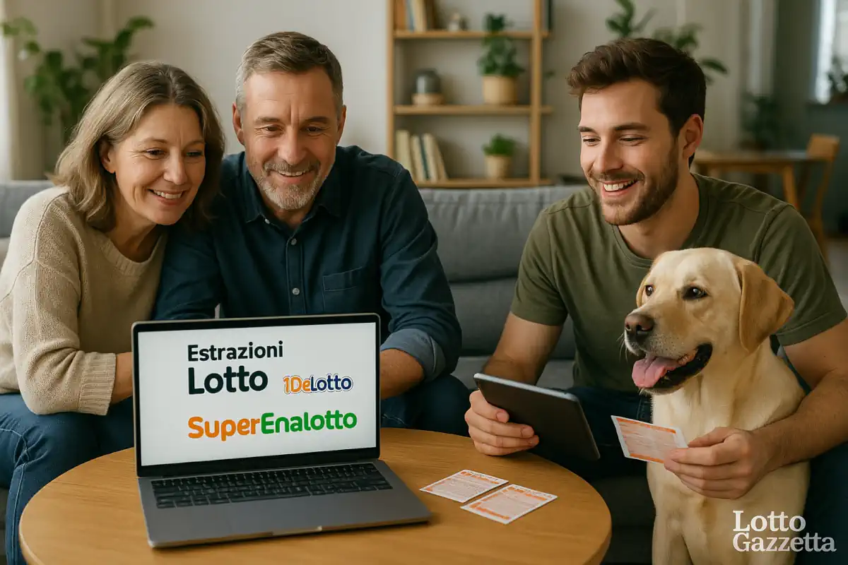 Lotto 10eLotto Superenalotto di 12/07/2025