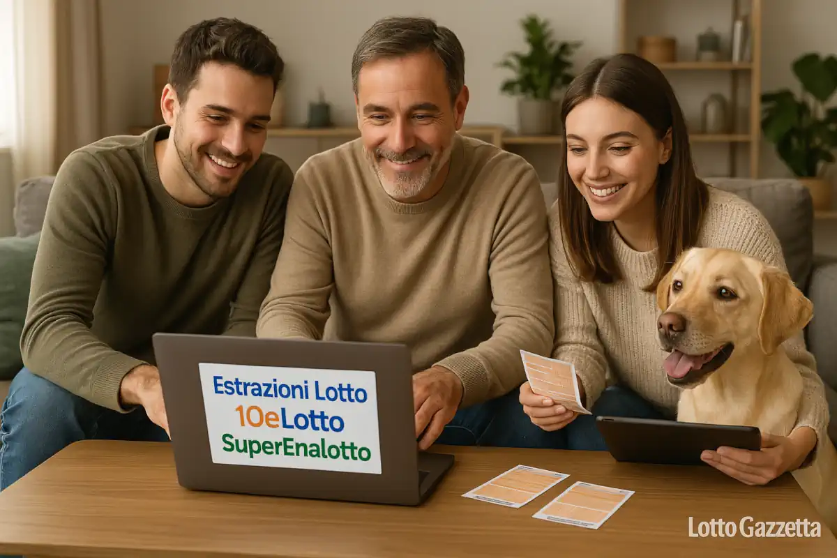 Lotto 10eLotto Superenalotto di 24/07/2025