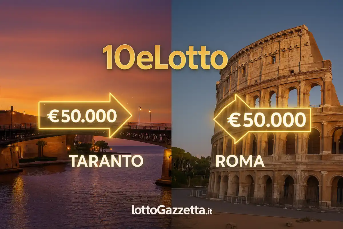 Vincite 10eLotto: Favolosa Pioggia di Euro con 2 Colpi da 50.000!