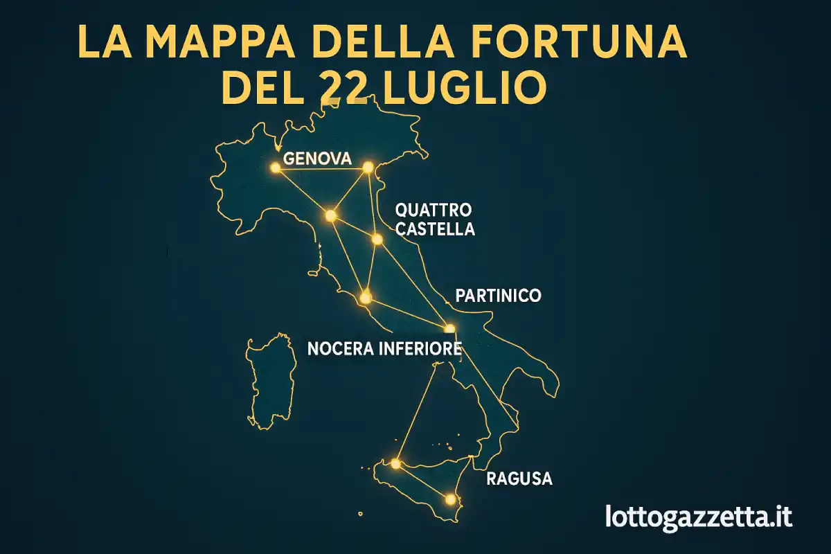 Vincite Lotto: 1 Colpo da 216.600€ Scuote la Campania! 7 Vincite Lotto: 1 Colpo da 216.600€ Scuote la Campania!