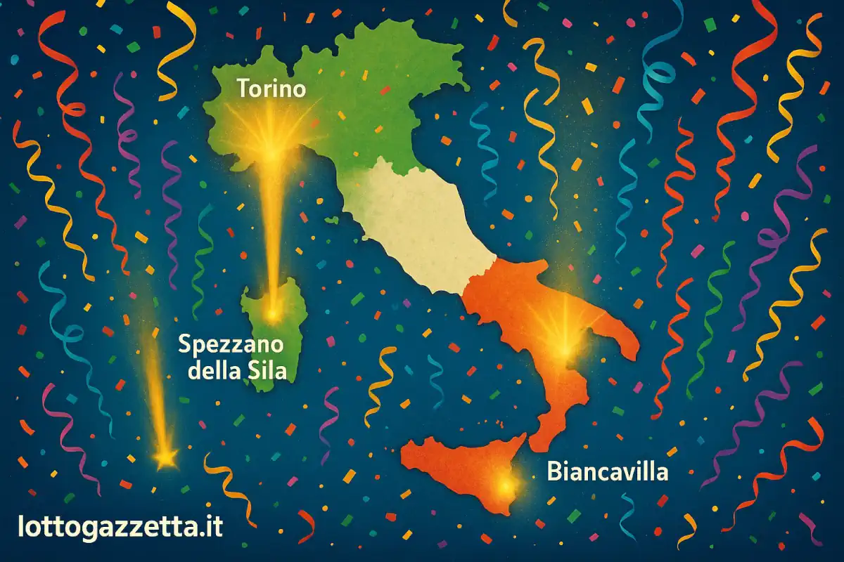 Vincite Lotto: Clamorosa Esplosione di Fortuna da 68.750€! 8 Vincite Lotto: Clamorosa Esplosione di Fortuna da 68.750€!