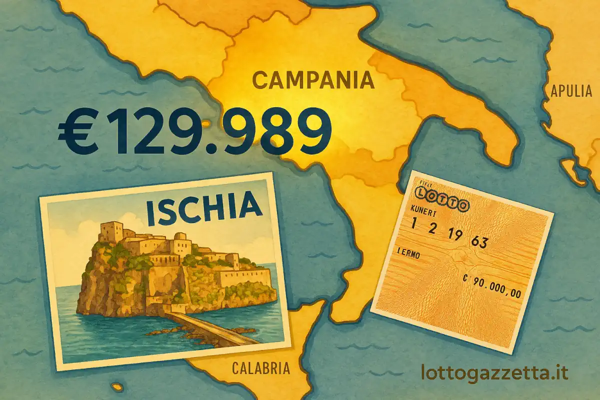 Lotto, Pioggia di Euro al Sud: Campania Regina con 130000 € 6 Lotto, Pioggia di Euro al Sud: Campania Regina con 130000 €