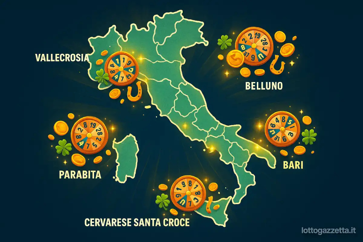 Vincite Fortunate: Puglia Scatenata con Oltre 129 Mila Euro! 6 Vincite Fortunate: Puglia Scatenata con Oltre 129 Mila Euro!