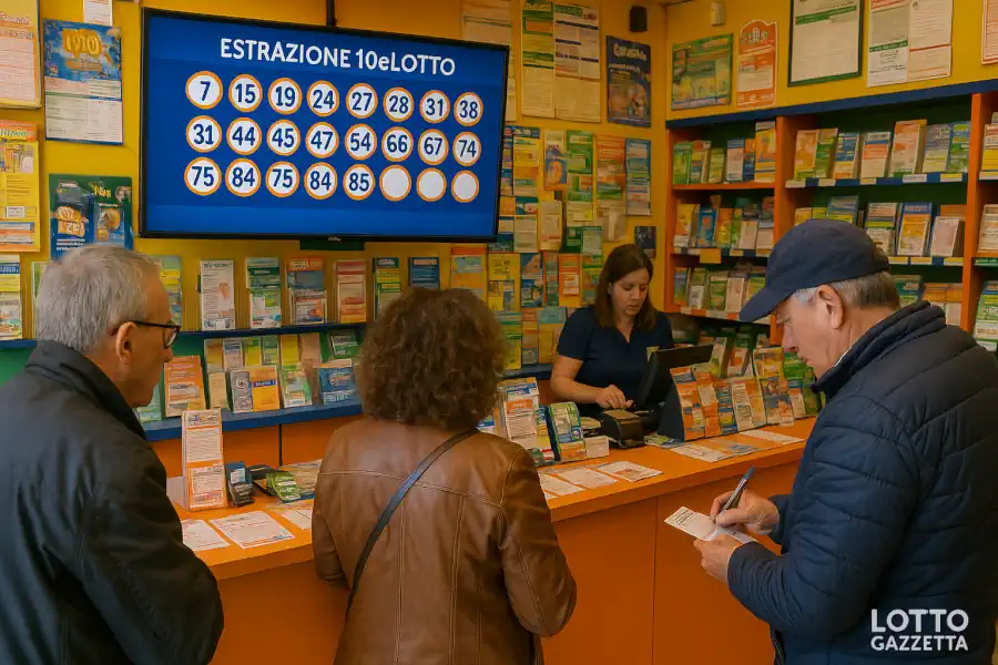 Estrazioni del 10eLotto del 05/08/2025