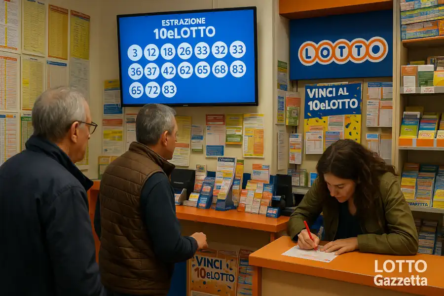 Estrazioni del 10eLotto del 12/08/2025