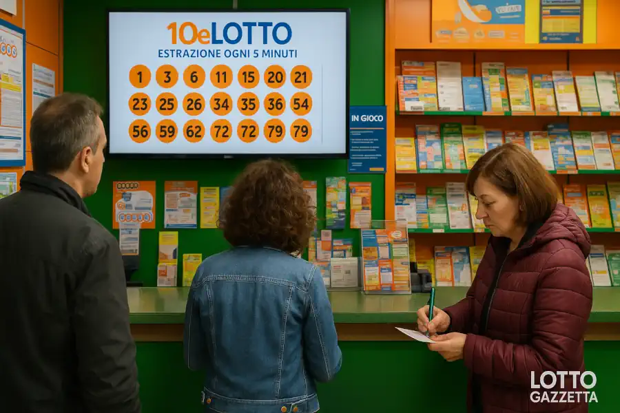 Estrazioni del 10eLotto del 29/08/2025