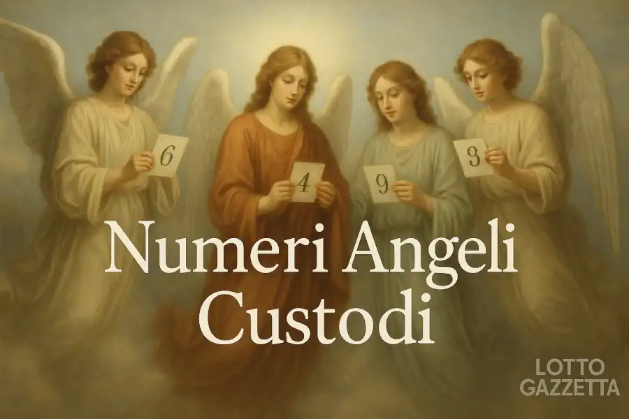 NUMERI DEGLI ANGELI CUSTODI del 02/08/2025