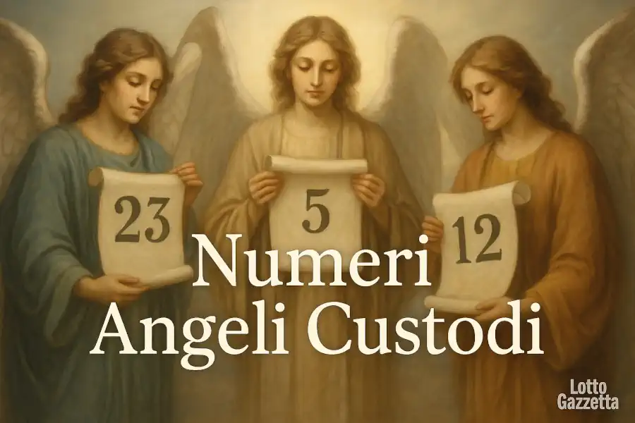 NUMERI DEGLI ANGELI CUSTODI del 08/08/2025