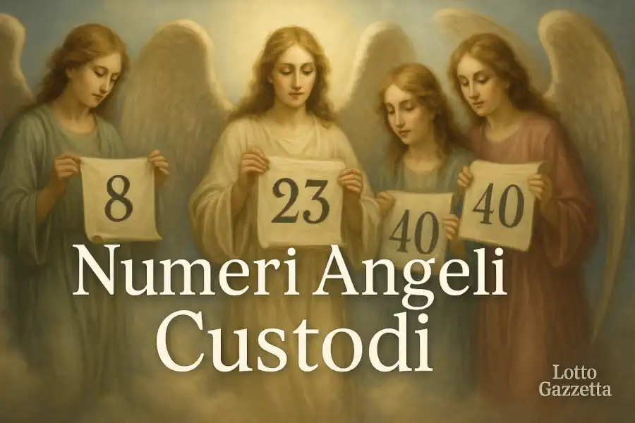 NUMERI DEGLI ANGELI CUSTODI del 22/08/2025