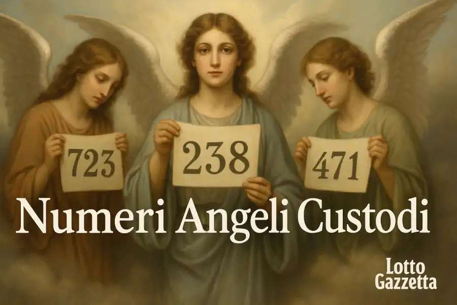 NUMERI DEGLI ANGELI CUSTODI del 26/08/2025