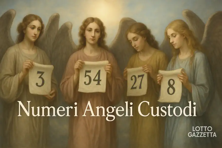NUMERI DEGLI ANGELI CUSTODI del 30/08/2025